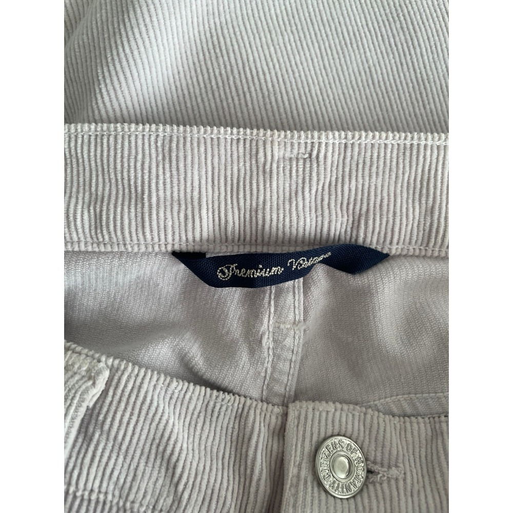 NEW Citizens of Humanity Neve Low Slung Corduroy Pants 27 Lavender Straight Leg - Picture 4 of 11